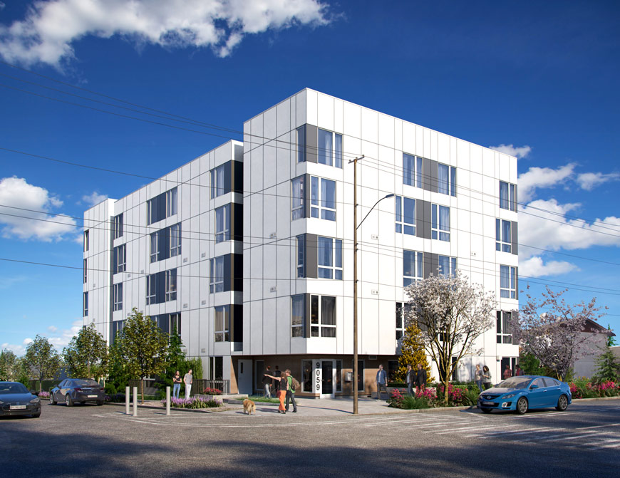 Rendering of building proposal from record 3039754-LU