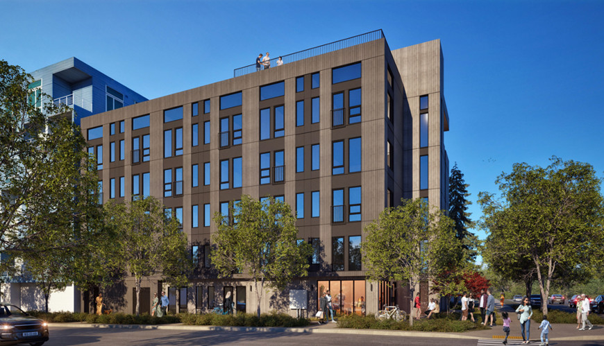 Rendering of building proposal from record 3040182-LU