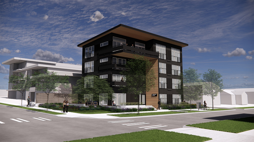 Rendering of building proposal from record 3040275-LU