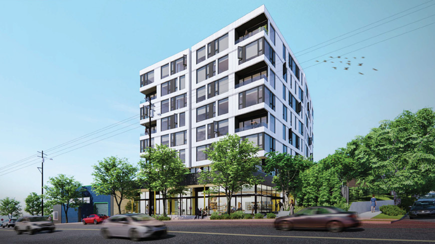 Rendering of building proposal from record 3029623-LU