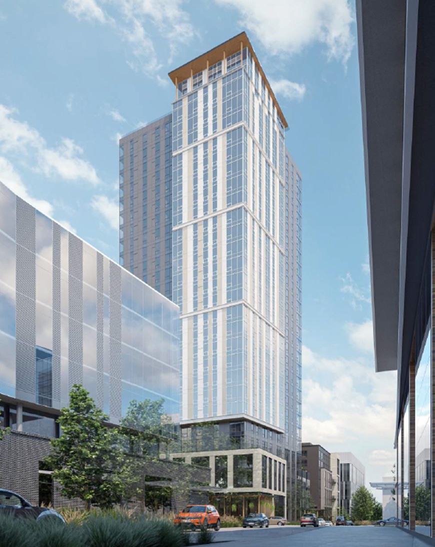 Rendering of building proposal from record 3017379-LU