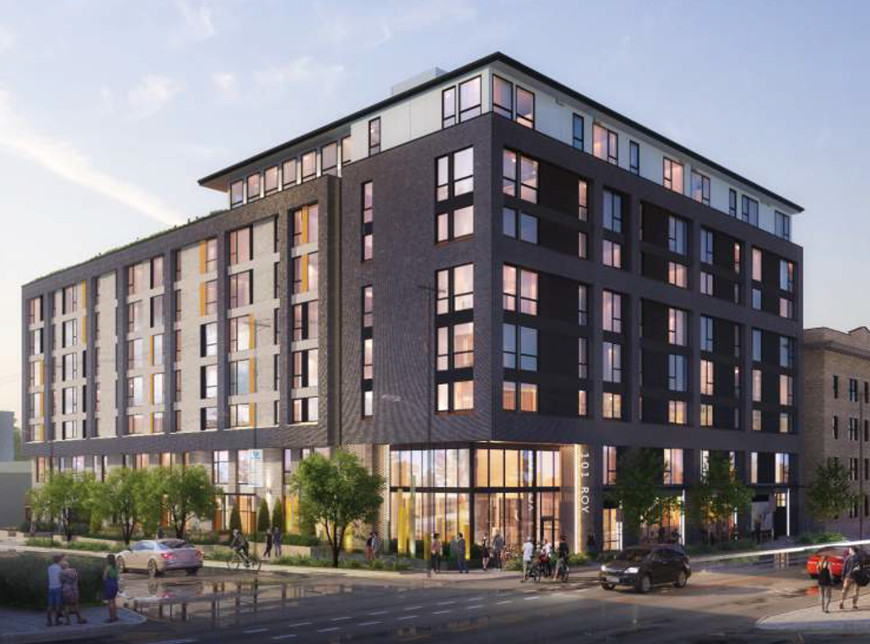 Rendering of building proposal from record 3036111-LU