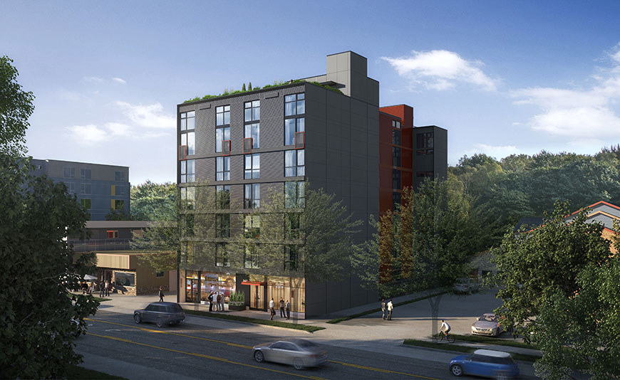 Rendering of building proposal from record 3028934-LU
