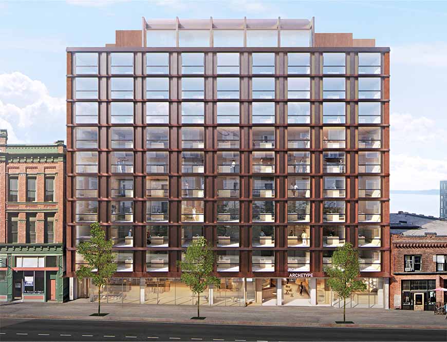 Rendering of building proposal from record 3036133-LU