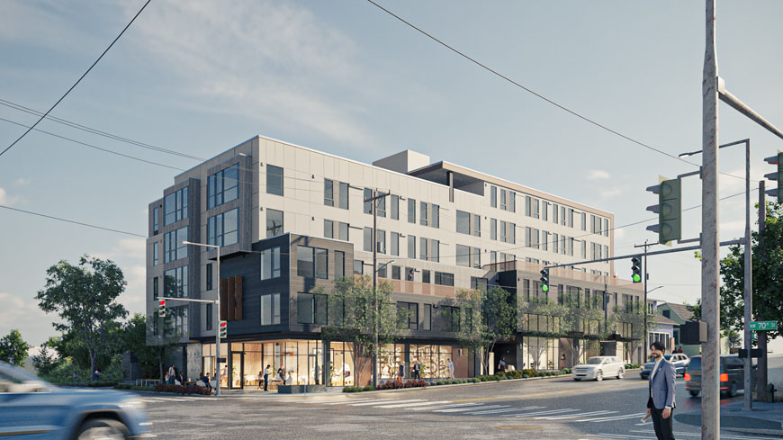 Rendering of building proposal from record 3025968-LU