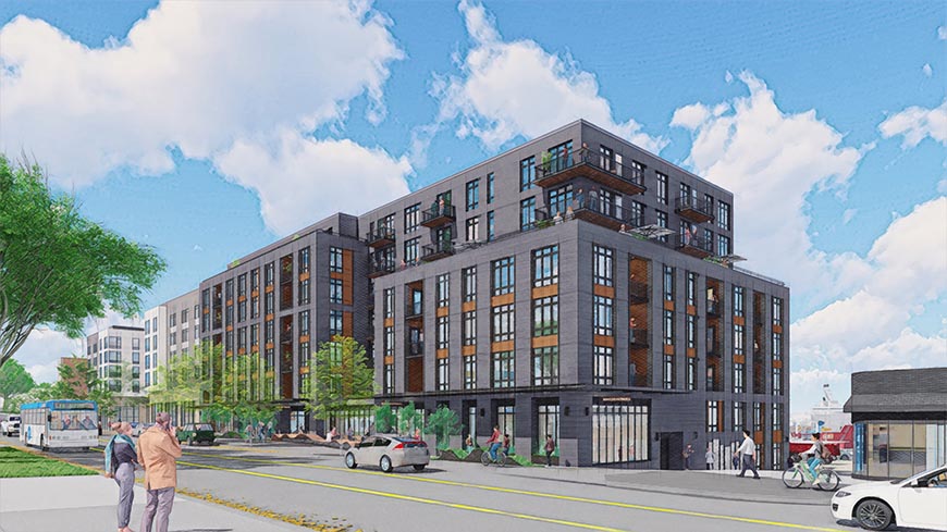 Rendering of building proposal from record 3037590-LU