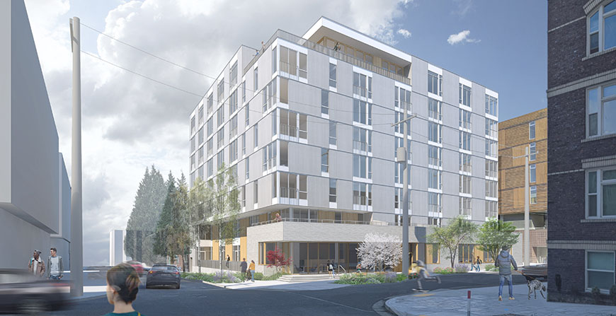Rendering of building proposal from record 3035333-LU