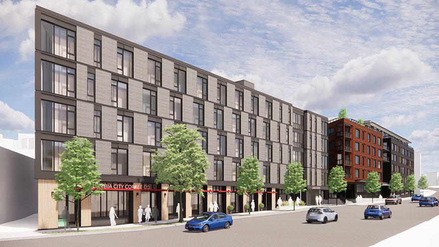 Rendering of building proposal from record 3035730-LU