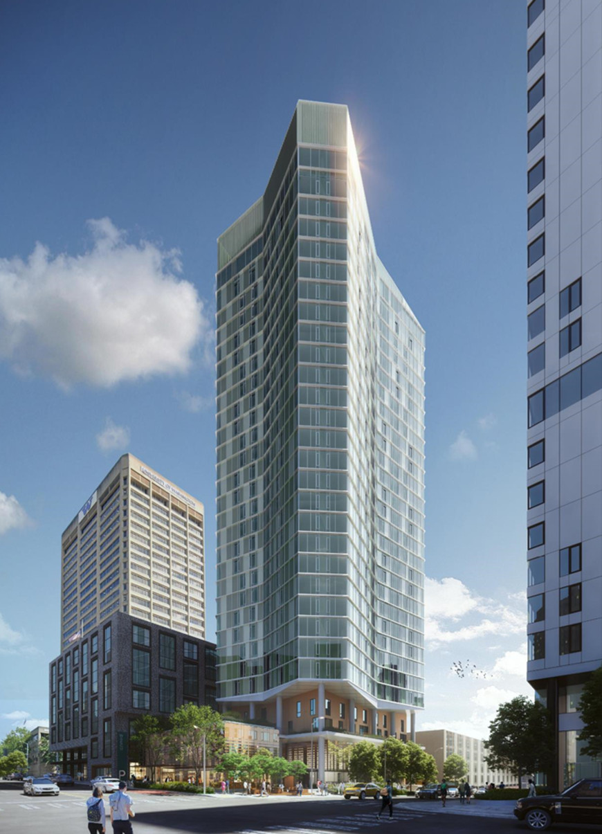 Rendering of building proposal from record 3038399-LU