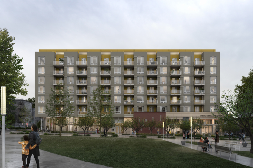 Rendering of building proposal from record 3038466-LU