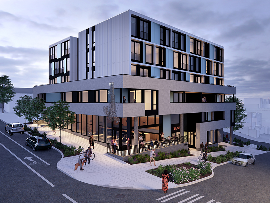 Rendering of building proposal from record 3039113-LU