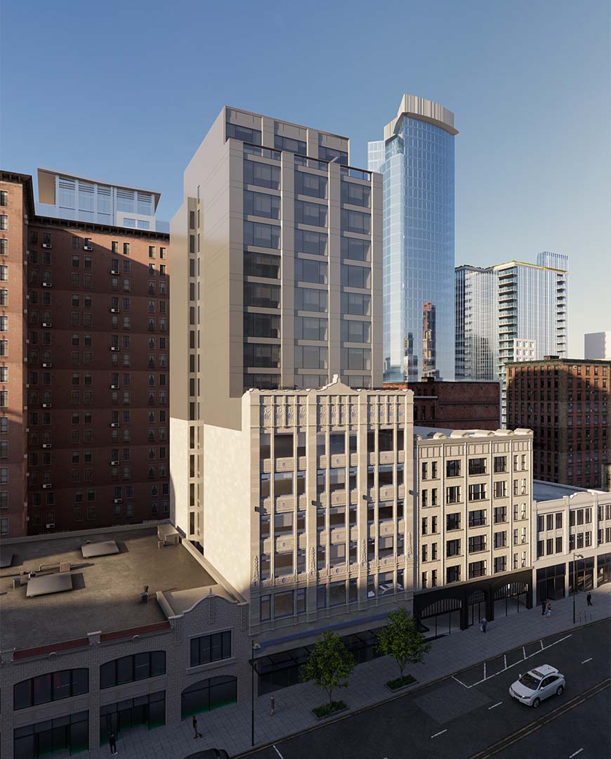 Rendering of building proposal from record 3037328-LU